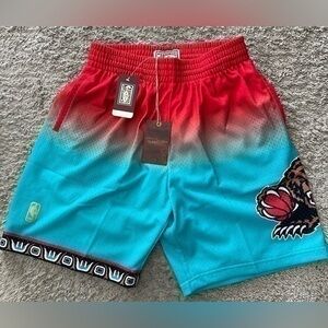 New Mitchell & Ness 96-97 Vancouver Grizzlies NBA Men's Swingman Shorts Sz NWT